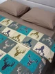 Комплект постільної білизни Ecotton Полуторний 147 x 210 см 29345/3 Олені на зеленому Ecotton Фланель (2100024286003) - зображення 8