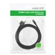 Кабель HDMI Ugreen HD127 microHDMI to HDMI, 1.5 m, v2.0 UltraHD 4K-3D Black 30102 - изображение 4