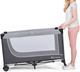 Кровать-манеж Kinderkraft Leody Grey (KCLEOD00GRY0000) (5902533917990) - зображення 8