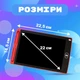 Детский графический цветной LCD планшет для рисования красный - изображение 3