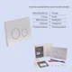 Готовое решение Qtap для ванной комнаты: подвесной унитаз Swan Rimless 520х360х320 + комплект инсталляции Nest 4 в 1 (круглая клавиша Satin) - изображение 6
