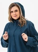 Ветровка с капюшоном женская Garne Milla 3042444 L-XL Синяя (GR2000003043675) - изображение 4