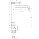 Змішувач для умивальника TOPAZ LOFT TLF 32203-H75-C - зображення 7