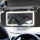 Зеркало на козырек автомобиля с подсветкой LED аккумуляторное - изображение 2