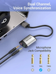 Звуковая карта Vention USB External Sound Card 0.15m Metal Type Grey (CDKHB) - изображение 4