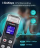 Цифровой диктофон EVISTR 16GB Голосовой диктофон с воспроизведением. Черный. - изображение 6