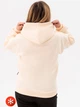 Худи теплое женское Garne Kamala Striped Heart Beige 9001410 3XL Белое (GR2000003062539) - изображение 2