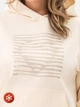 Худи теплое женское Garne Kamala Striped Heart Beige 9001410 3XL Белое (GR2000003062539) - изображение 5