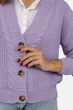 Женский кардиган one size цвет сиреневый NEW JEVEL ЦБ-00262649 - изображение 3