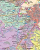 Карта Киевской области административно-территориальное устройство 140х112 см М 1:200 000 ламинированная бумага - изображение 2