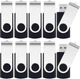 Флэш-накопитель SRVR, 4 ГБ, упаковка из 10 шт., флэш-накопитель USB 2.0, флэш-накопитель 4 Г Черный - изображение 1