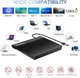 Внешний CD/DVD-привод Pecosso, USB 3.0 портативный привод Dvd рекордер Черный - изображение 5