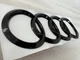 Эмблема значок задний на крышку багажника Audi A7 ЧЕРНЫЙ ГЛЯНЕЦ 202 мм ВЫГНУТЫЙ 4G8-853-742-A-T-94 - изображение 4