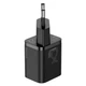 Мережевий зарядний пристрій Baseus Super Si Quick Charger адаптер Type-C з швидкою зарядкою 25W, Чорний - зображення 3