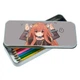 Пенал школьный для мальчика и девочки металлический Восхождение героя щита #001 7*18 см Silver - изображение 1