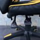 Комп'ютерне крісло з екошкіри PRESTIGE Rob-11 Чорно-жовте геймерське - зображення 7