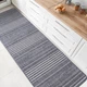Прорезиненный Безворсовый Коврик на Кухню Kitchen 19246811 Серый 67х120 см - изображение 1