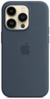 Чехол силиконовый противоударный Silicone Case with MagSafe для Apple Iphone 14 Pro (6.1") Storm Blue - изображение 12