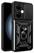 Чохол Camshield з кільцем-підставкою на OPPO A3x (4G) / black - зображення 1