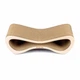 Когтеточка из картона усиленного с деревянным фасадом Cat Joy Loft Beige Wood 70х22х29 см - изображение 1