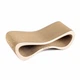 Когтеточка из картона усиленного с деревянным фасадом Cat Joy Loft Beige Wood 70х22х29 см - изображение 2