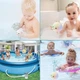 Игрушка детская для ванной Spray water bath toy кит с фонтаном, световыми и звуковыми эффектами на аккумуляторе зарядка от USB Серый - изображение 7