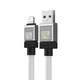 Кабель Baseus CoolPlay Series Fast Charging Cable USB to iP 2.4A 2m White (CAKW000502) - зображення 5