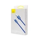 Кабель Baseus Crystal Shine Series Fast Charging Data Cable USB to iP 2.4A 2m Blue (CAJY000103) - зображення 2
