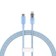 Кабель Baseus Explorer Series Fast Charging Cable with Smart Temperature Control Type-C to iP 20W 1m Blue (CATS010203) - зображення 1