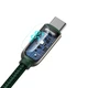 Кабель Baseus Display Fast Charging Data Cable USB to Type-C 66W 1m Green (CASX020006) - зображення 6