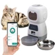 Автоматична розумна годівниця пластикова для домашніх тварин 3.5л WiFi, Elf Pet Feeder White - зображення 3