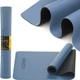 Набор Коврик спортивный Cornix PU 183 x 68 x 0.4 см для йоги и фитнеса Blue + Массажный ролик Cornix EVA+ 45 x 15 см (валик, роллер) Navy Blue (XR-0319+XR-0304) - изображение 2