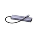 USB Хаб UGREEN Type-C to HDMIx1+USB3.0x3+PDx1+RJ45x1 Multifunctional Adapter Grey (UGR-15598) - зображення 4