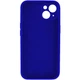 Защитный чехол-накладка Silicone Full Case AA Camera Protect для Apple iPhone 13 Shiny Blue (FullAAi13-45) - изображение 2