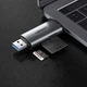 Картридер UGREEN CM185 Type-C/USB-A Card Reader Grey (UGR-50706) - изображение 4