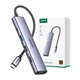 USB-Хаб UGREEN Type-C to HDMI+USB3.0+2xUSB2.0+PD Multifunction Adapter Grey (UGR-15495) - изображение 2