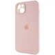 Захисний чохол-накладка Silicone Full Case AA Camera Protect для Apple iPhone 14 Pink Sand (FullAAi14-15) - зображення 3