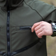 Тактическая демисезонная Куртка Bezet Omega Softshell хаки размер 3XL - изображение 6