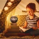 Декоративный 3d ночник 3д хрустальный шар система планет 80мм с led подсветкой прозрачный (D-2019092020) - изображение 2