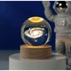 Декоративный 3D-ночник хрустальный шар "Галактика" с Led подсветкой на 60мм, прозрачный - изображение 3