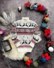 Светр з оленями для дівчинки "Baby ornament" Білий, під шию (9-10 років, 134-140 см) - зображення 2