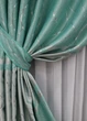 Комплект готовых штор VR-Textil Софт Лиана № 464ш Бирюзовый 150х270 см 2 шт (30-204) - изображение 4