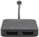 Adapter Digitus USB-C - 2 x DisplayPort Black (DS-45339) - obraz 3