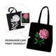 Набор для творчества Rosa экосумка-раскраска, черная, Нежный пион 38х42см [106199] - изображение 3