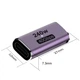 Перехідник адаптер OTG USB Type-C F/F LED (USB 4.0, 40Gbps, 240W, 8K) Metal Type-2 (48652) - зображення 7