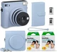 Набор с фотокамерой мгновенной печати Fujifilm INSTAX Square SQ1 EX D Blue / картриджи 40 фото / альбом (80 фото) / чехол / ремешок / фотоаппарат INSTAX SQ1 Голубой - изображение 1