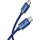 Кабель Baseus Crystal Shine Series Fast Charging Cable Type-C to Type-C 100W 1.2m CAJY000603 Blue - изображение 2