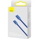 Кабель Baseus Crystal Shine Series Fast Charging Cable Type-C to Type-C 100W 1.2m CAJY000603 Blue - изображение 4