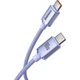 Кабель Baseus Crystal Shine Series Fast Charging Cable Type-C to Type-C 100W 1.2m CAJY000605 Purple - изображение 2