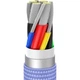 Кабель Baseus Crystal Shine Series Fast Charging Cable Type-C to Type-C 100W 1.2m CAJY000605 Purple - изображение 3